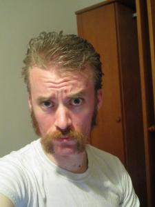 Homeless Dan - shave stage 2 - Bud Sturgis