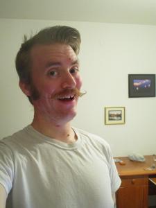 Homeless Dan - shave stage 3 - hipster mixologist