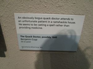 I want to meet whoever wrote the descriptions of these paintings inside the Kelvingrove Art Gallery and Museum - Glasgow