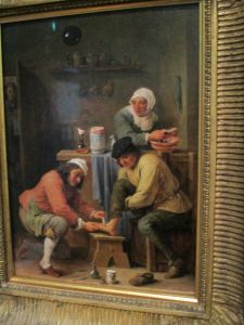 I want to meet whoever wrote the descriptions of these paintings inside the Kelvingrove Art Gallery and Museum - Glasgow